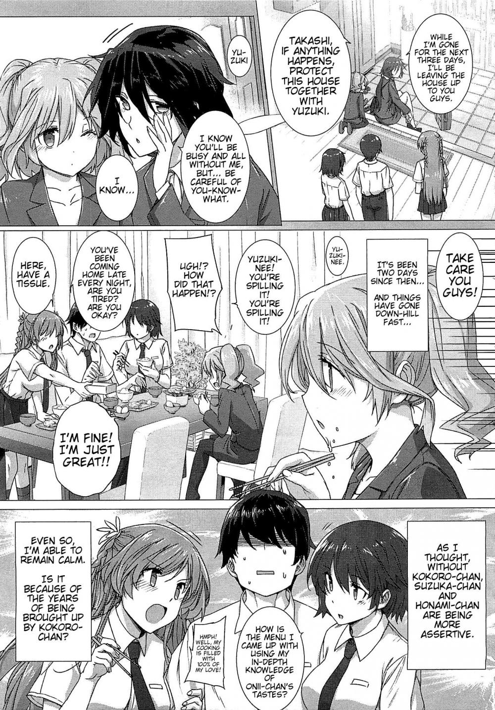 Hentai Manga Comic-Kanojo wa Kazoku de Koibito de-Chapter 3-3